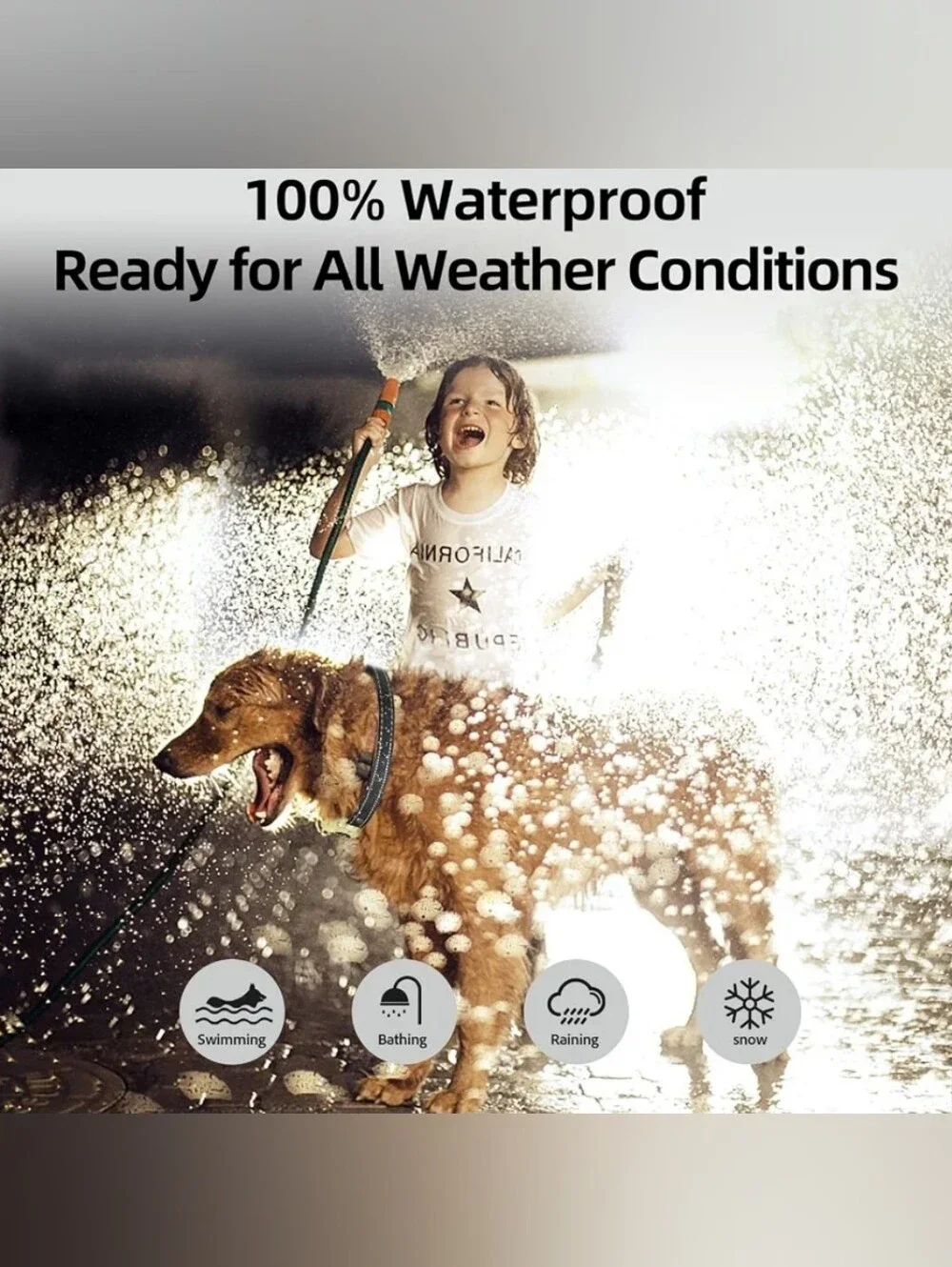 FAFAFROG Rechargeable Smart Dog Bark Training Collar with 5 Sensitivity Levels